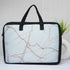 Marble Printed Canvas Laptop Bag - 15.6 inch