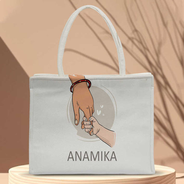 Mother's Day Personalized Hand Printed Box Bag