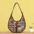 Multi-coloured Printed Half Moon Hobo Bag - Uncommongifts.in