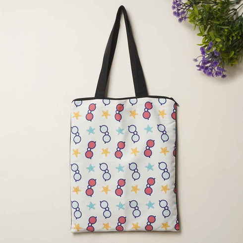 Multi Goggles Printed Tote Bag - Uncommongifts.in