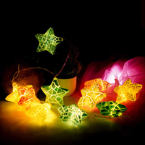 Multicolor star fairy lights - Uncommongifts.in