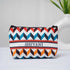Multicolor Geometric Printed Personalised Pouch
