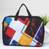 Multicolor Printed Canvas Laptop Bag