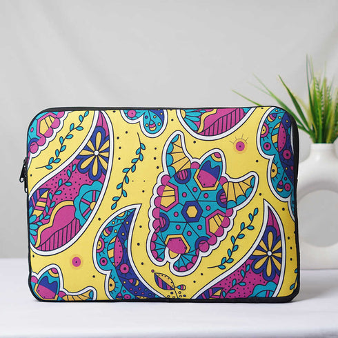 Multicolor Printed Laptop Sleeve/Cover 15 inch