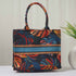 Multicolor Printed Oversized Shopper Box Bag - Uncommongifts.in