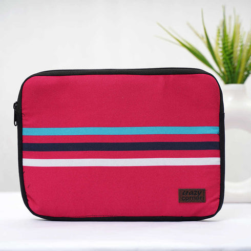 Multicolor Stripes Printed Laptop Sleeve/Cover 11 inch