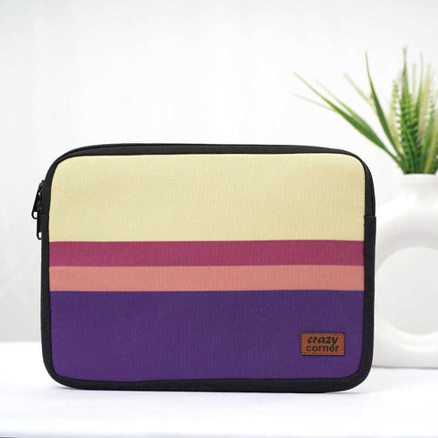 Multicolor Stripes Printed Laptop Sleeve/Cover 11 inch