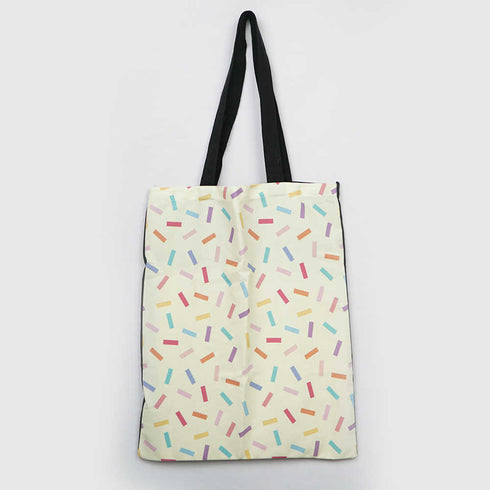Multicolor Printed Tote Bag