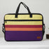 Multicolor Stripes Printed Canvas Laptop Bag - 15.6 inch