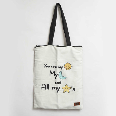 My Sun And Star Printed Tote Bag
