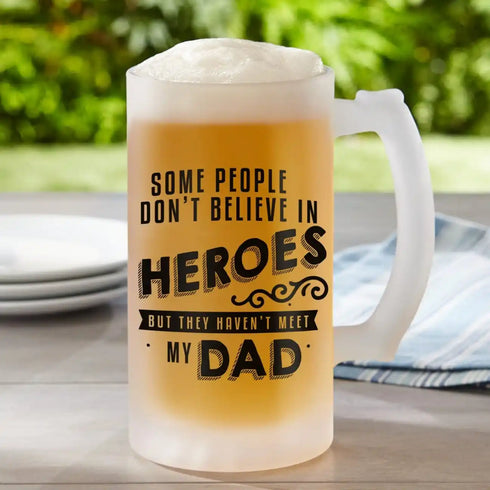 Personalized Fathers day Beer Mug