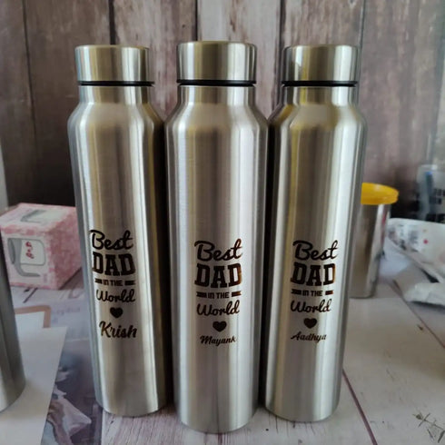 Personalized Fathers Day Water Bottle