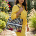 Customized Floral Printed Black & White Handheld Box Bag