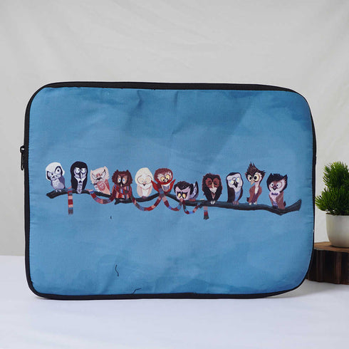 Owl Printed Laptop Sleeve/Cover 16 inch