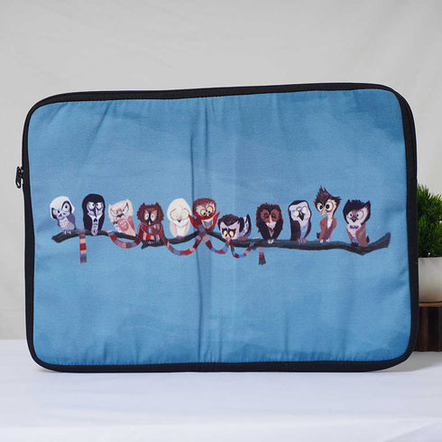 Owls Printed Laptop Sleeve/Cover 15.6 inch