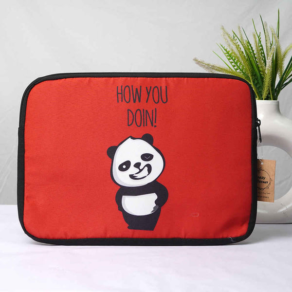 Panda Printed Laptop Sleeve/Cover 13 inch