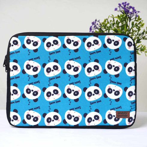Panda Face Printed Laptop Sleeve/Cover 14 inch