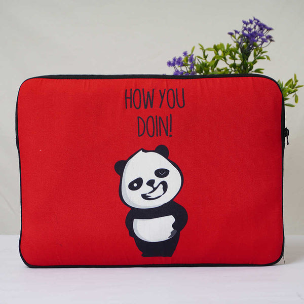 Panda Printed Laptop Sleeve/Cover 14 inch