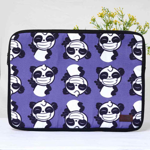 Panda Printed Laptop Sleeve/Cover 15 inch