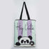 Panda Printed Tote Bag