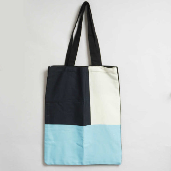 Partition Design Printed Tote Bag