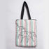 Pastel Stripes Unicorn Printed Tote Bag
