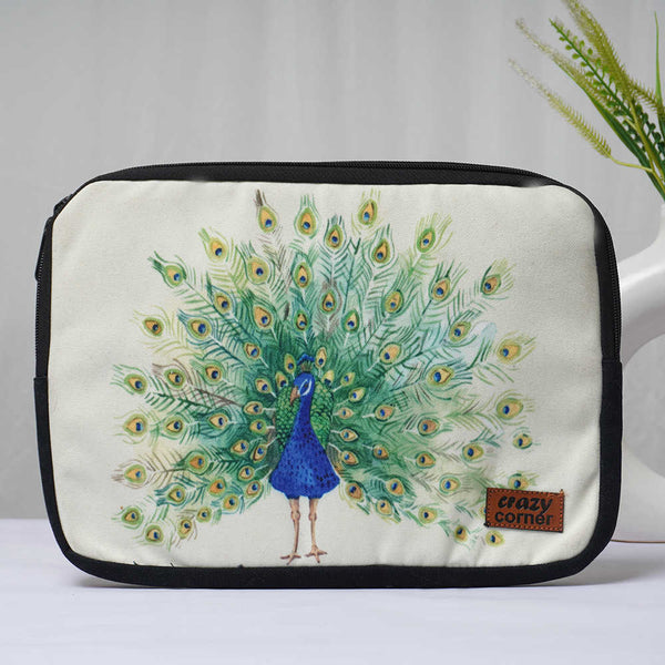 Peacock Printed Laptop Sleeve/Cover 11 inch