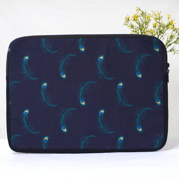Peacock Feather Printed Laptop Sleeve/Cover 15.6 inch