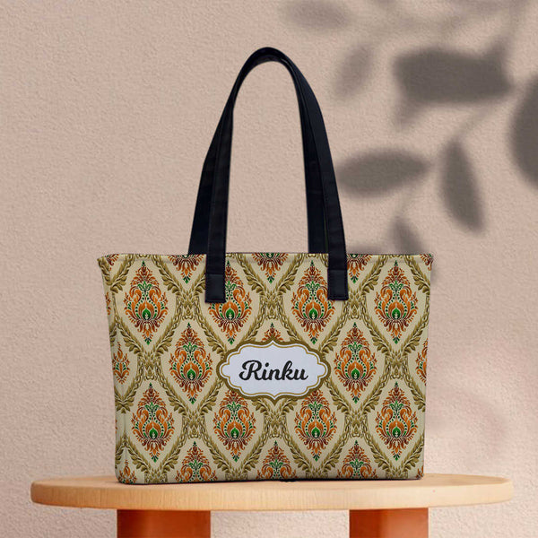 Persian demark Printed Women's Office Bag - Uncommongifts.in