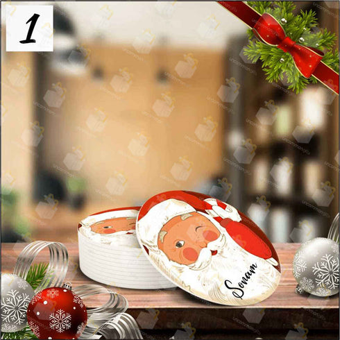 Personalised Christmas MDF Coaster Set of 4