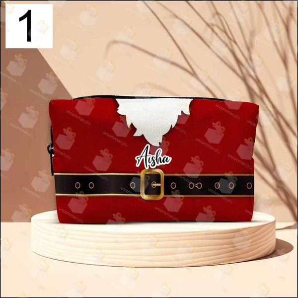 Personalised Christmas Printed Box Pouch