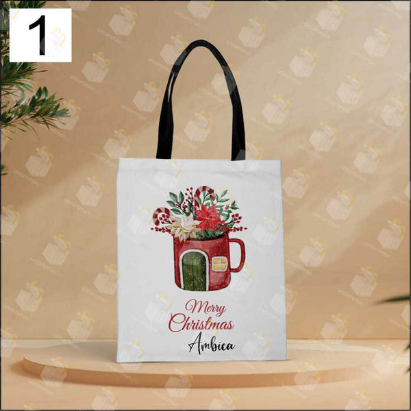 Personalised Tote Bag for Christmas