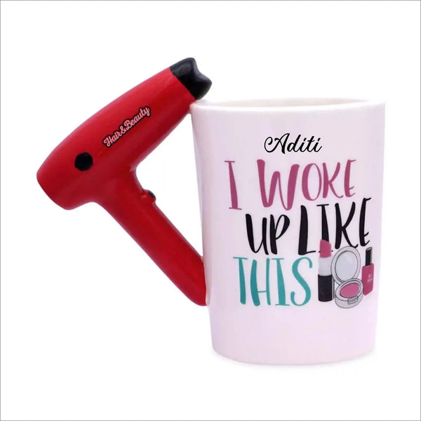 Personalised 3D Hair Dryer Mug