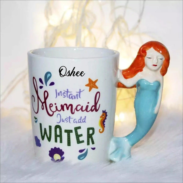 Personalised 3D Mermaid Coffee Mug