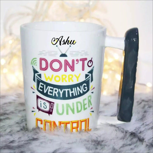 Personalised 3D Remote Handle Mug