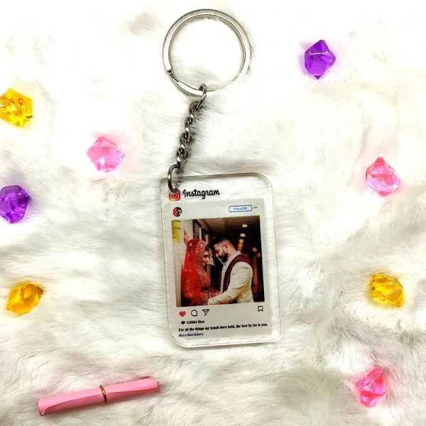 Personalised Acrylic Keychain - Uncommongifts.in
