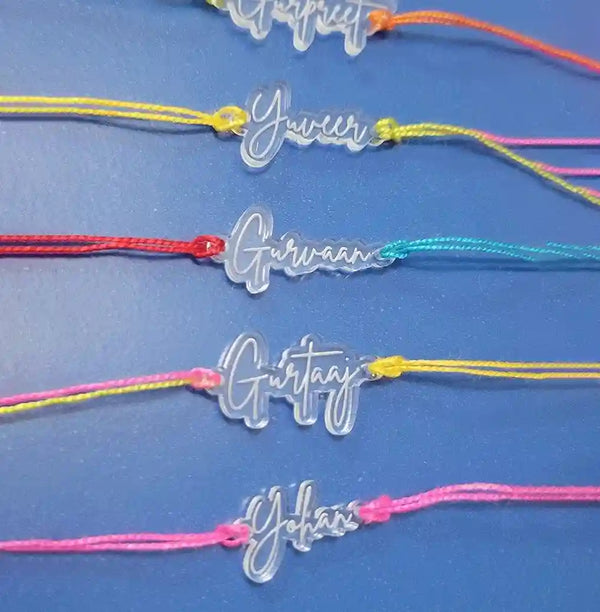 Personalised Acrylic Name Rakhi