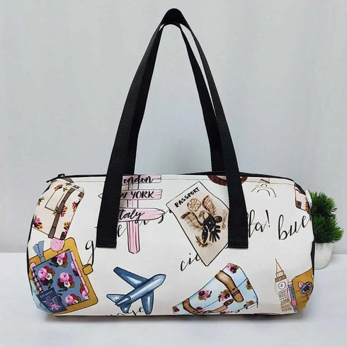 Personalised Airplane Printed Kids Swimming Duffle Bag