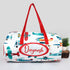 Personalised Airplane Printed Kids Large Swimming Duffle Bag