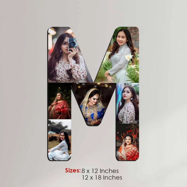 Personalised Alphabet Photo Collage