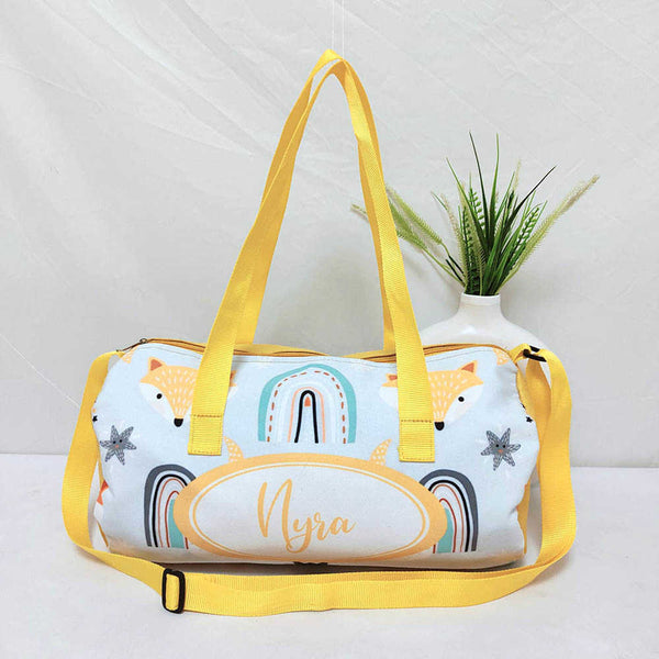 Personalised Animal Printed Kids Sling Duffle Bag