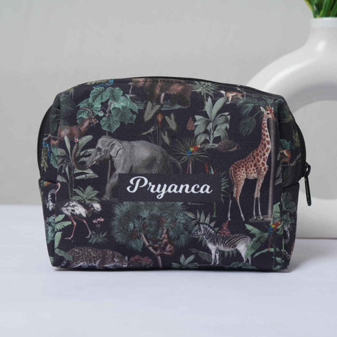 Personalised Animal Printed Box Pouch