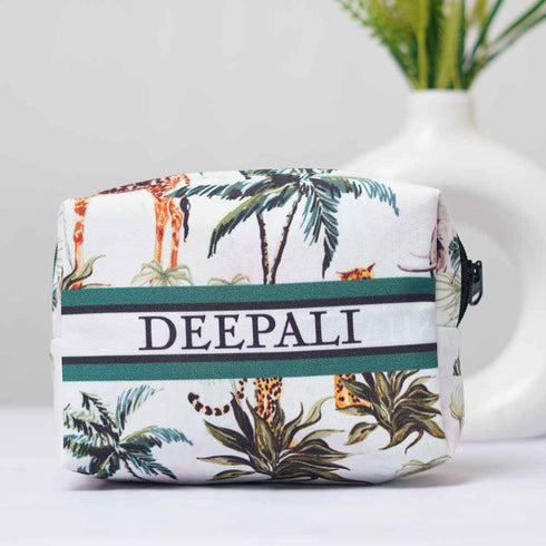 Personalised Animal Printed Box Pouch