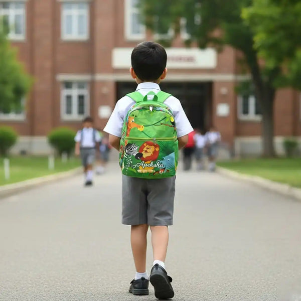 Personalised Animal Printed Kids Bag Pack