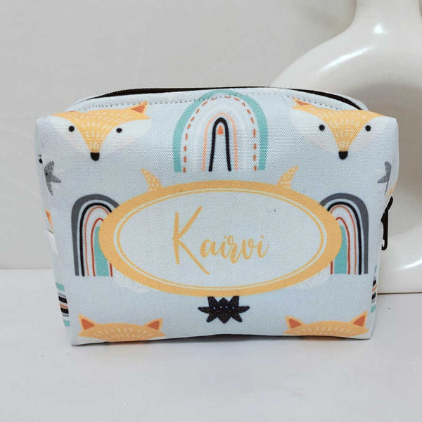 Personalised Animal Printed Kids Box Pouch