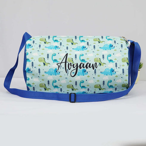 Personalised Animal Printed Kids Swimming Sling Duffle Bag