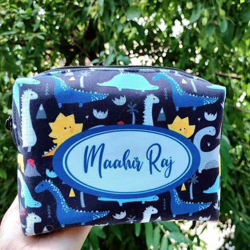 Personalised Animals Printed Kids Box Pouch