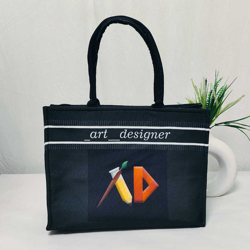 Personalised Art Designer Printed Box Bag