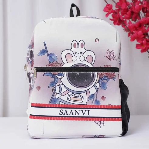 Personalised Astronaut Printed Kids Bag Pack