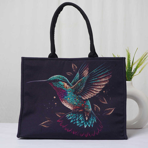 Personalised Beautiful Bird Printed Box Bag